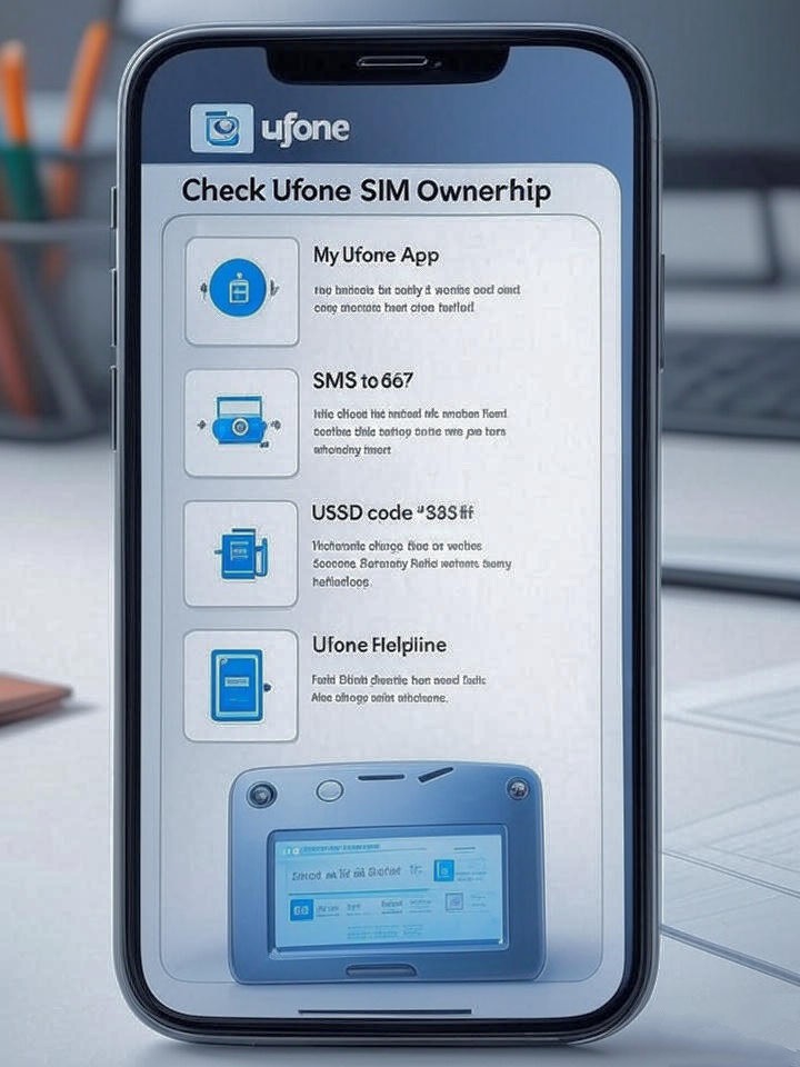 how to find Ufone SIM owner details