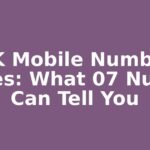 UK Mobile Number Prefixes: What 07 Numbers Can Tell You